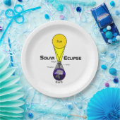 太陽のEclipse図 ペーパープレート (パーティー)