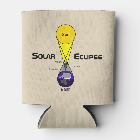 太陽のEclipse図 缶クーラー (正面)