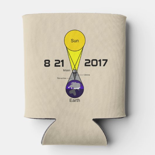 太陽のEclipse図 缶クーラー (裏面)