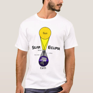 太陽のEclipse図 Tシャツ