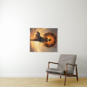 太陽のEclipse女神タトゥーファンタジーアバター タペストリー (インサイチュ(横))