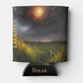 太陽のEclipse草原の名前を追加 缶クーラー (正面)