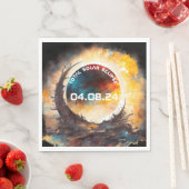 太陽のEclipse表示パーティー スタンダードランチョンナプキン (インサイチュ)