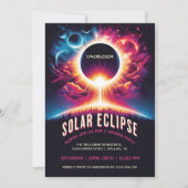 太陽のEclipse表示パーティー 招待状 (正面)