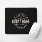 太陽のEclipse 20172024戻る黒い米国春へ マウスパッド (マウス)