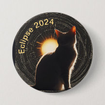 太陽のEclipse 2024の日猫