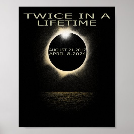 太陽のEclipse 2024は生涯食で2回太陽のしか ポスター (正面)