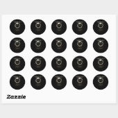 太陽のEclipse 2024は生涯食で2回太陽のしか ラウンドシール (シート)