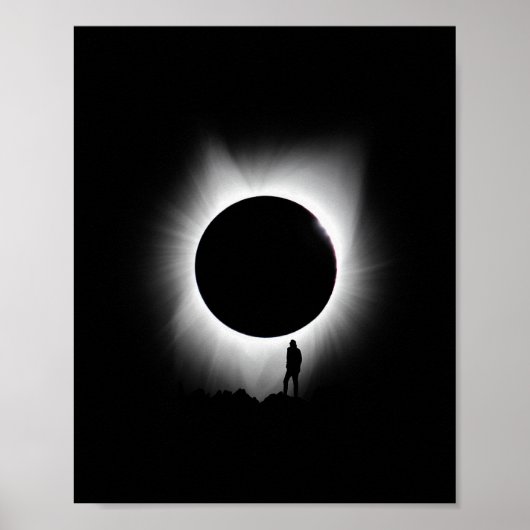太陽のEclipse 2024アート太陽のEclipse Art ポスター (正面)