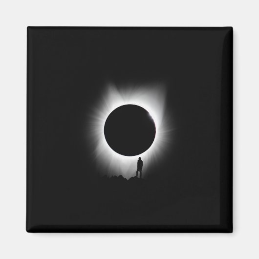 太陽のEclipse 2024アート太陽のEclipse Art マグネット (正面)
