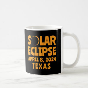 太陽のEclipse 2024テキサス州 コーヒーマグカップ