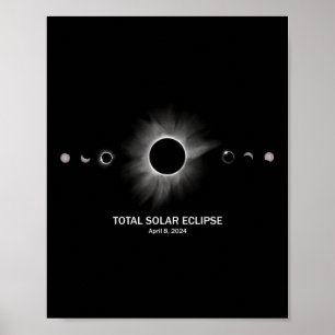 太陽のEclipse 2024全日食 ポスター
