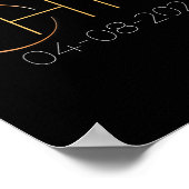 太陽のEclipse 2024州オハイオ総太陽の食 ポスター (角)