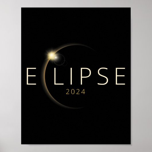太陽のEclipse 2024総太陽のEclipse 4.08.24 ポスター (正面)
