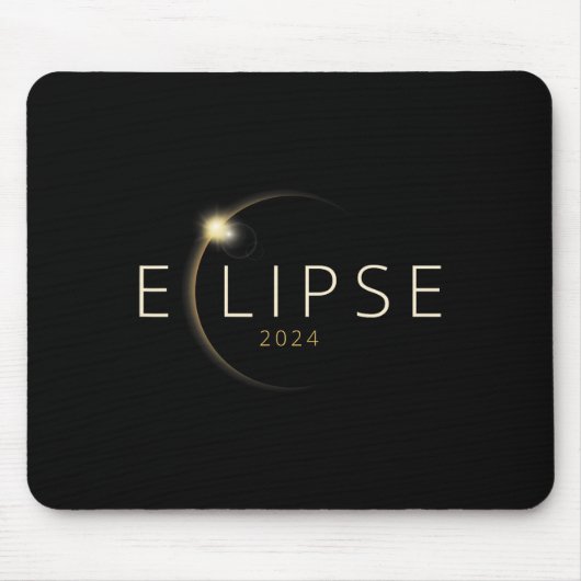 太陽のEclipse 2024総太陽のEclipse 4.08.24 マウスパッド (正面)