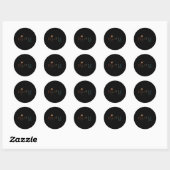 太陽のEclipse 2024総太陽のEclipse 4.08.24 ラウンドシール (シート)