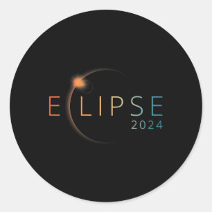 太陽のEclipse 2024総太陽のEclipse 4.08.24 ラウンドシール
