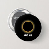 太陽のEclipse 2024総太陽のEclipse 4.08.24 缶バッジ (正面&裏面)