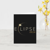 太陽のEclipse 2024総太陽のEclipse 4.08.24 1 カード (黄色い花)