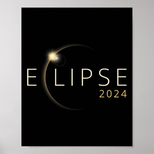 太陽のEclipse 2024総太陽のEclipse 4.08.24 1 ポスター (正面)