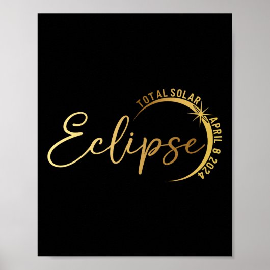 太陽のEclipse 2024総太陽のEclipse 4.08.24 1 ポスター (正面)
