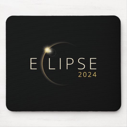 太陽のEclipse 2024総太陽のEclipse 4.08.24 1 マウスパッド (正面)