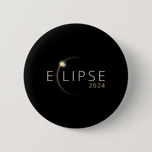 太陽のEclipse 2024総太陽のEclipse 4.08.24 1 缶バッジ (正面)