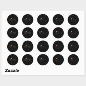 太陽のEclipse 2024総太陽のEclipse 4.08.24 2 ラウンドシール (シート)