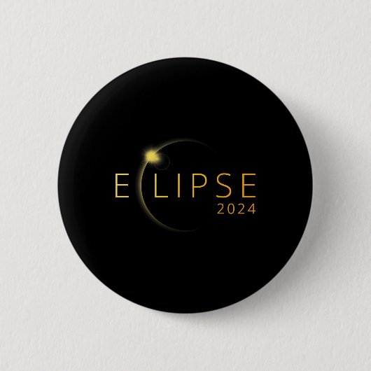 太陽のEclipse 2024総太陽のEclipse 4.08.24 3 缶バッジ (正面)