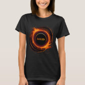 太陽のEclipse 2024 Total Sun Eclipse Tシャツ (正面)