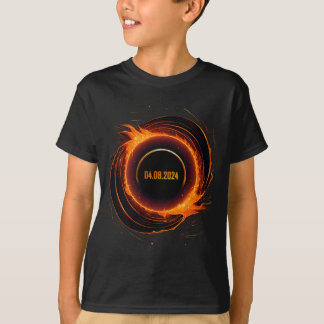 太陽のEclipse 2024 Total Sun Eclipse Tシャツ