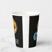 太陽のEclipse 2025フォトボムパーソナライズされた 紙コップ (左)