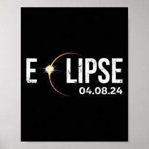 太陽のEclipse 4.08.24 2024大人キッズアメリカファミリー ポスター