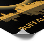 太陽のEclipse Buffalo New Yorkお土産トータリティ ポスター (角)