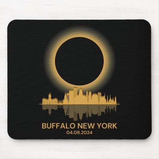 太陽のEclipse Buffalo New Yorkお土産トータリティ マウスパッド (正面)