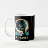 太陽のEclipse DinoとEclipse Gles太陽のの比較 コーヒーマグカップ (左)