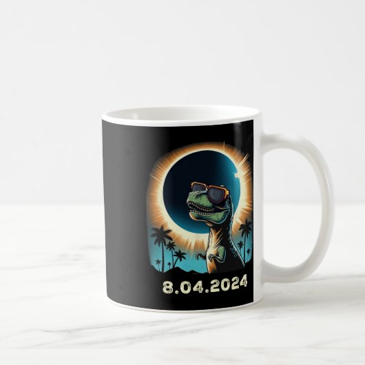 太陽のEclipse DinoとEclipse Gles太陽のの比較 コーヒーマグカップ (右)