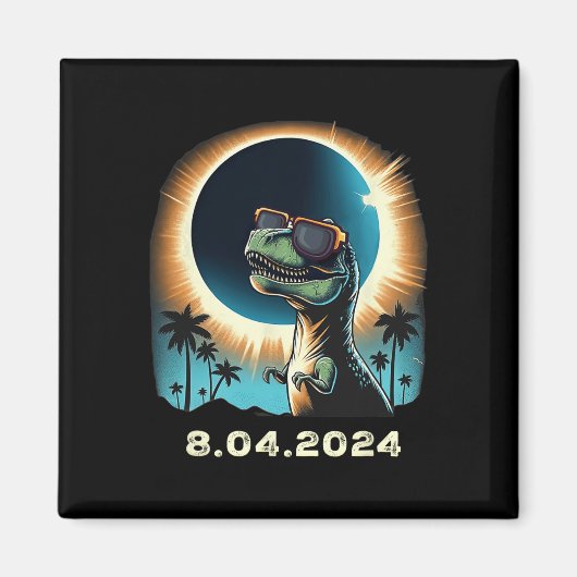 太陽のEclipse DinoとEclipse Gles太陽のの比較 マグネット (正面)