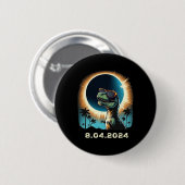 太陽のEclipse DinoとEclipse Gles太陽のの比較 缶バッジ (正面&裏面)