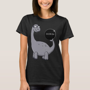 太陽のEclipse Dino 04.08.2024おもしろい幼児ボーイズGir Tシャツ