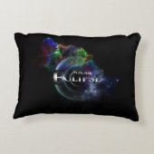 太陽のEclipse Fractal Art Spacescape アクセントクッション (裏面)