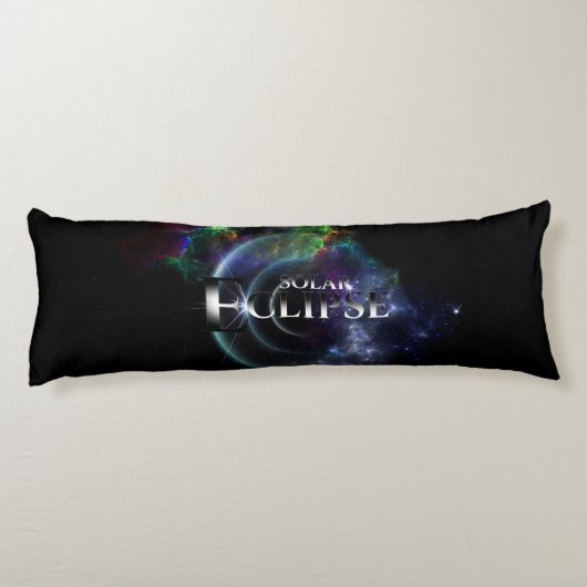 太陽のEclipse Fractal Art Spacescape ボディピロー (裏面)