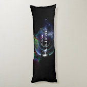 太陽のEclipse Fractal Art Spacescape ボディピロー (裏面 (縦))