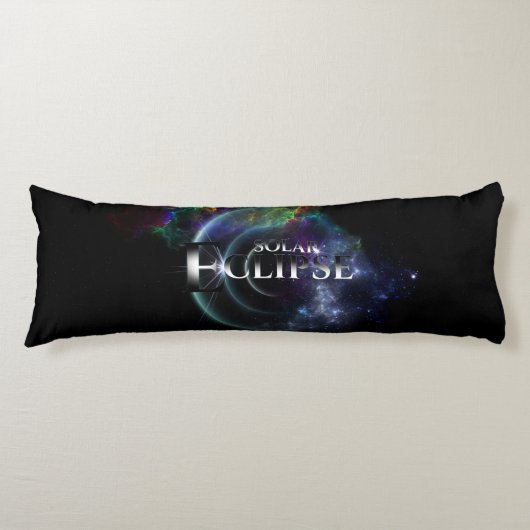 太陽のEclipse Fractal Art Spacescape ボディピロー (正面)