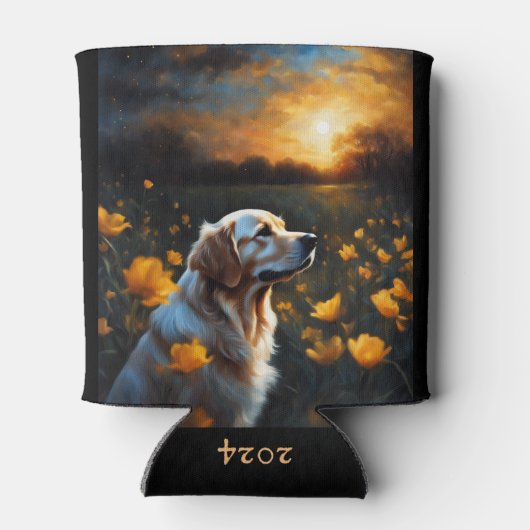 太陽のEclipse Golden Retriever Drink 缶クーラー (裏面)