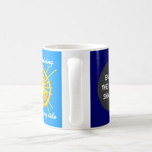 太陽のEclipse Moon Shadow Sunshineおもしろいカスタム コーヒーマグカップ