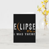 太陽のEclipse Ohio Iは皆既日食 カード (黄色い花)