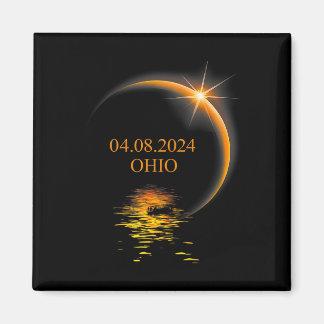 太陽のEclipse Ohio Usa全体1 マグネット