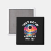 太陽のEclipse Tee In A Lifetime 4月8日4月 マグネット (正面/裏面)