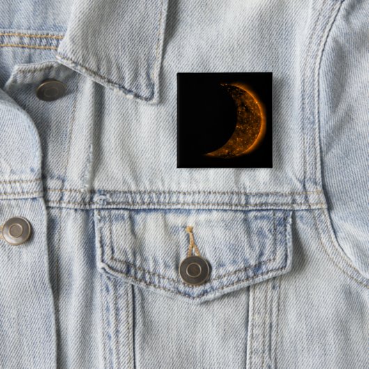 太陽のEclipse Transit 缶バッジ (インサイチュ)